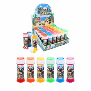 Pomperos Pirata 50ml con Juego de Paciencia (Expositor 36 unidades)