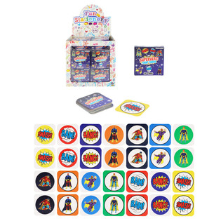 PEQUE&Ntilde;OS JUEGOS DE MEMORIA - MODELO: SUPERH&Eacute;ROE - EN EXPOSITOR (64 ud.)
