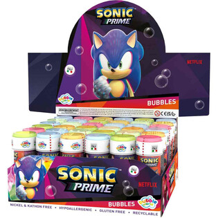 Pompas de Jab&oacute;n SONIC - 60ml - Expositor (36 uds.)