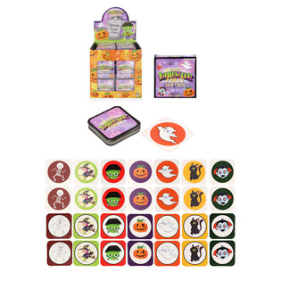 PEQUE&Ntilde;OS JUEGOS DE MEMORIA - MODELO: HALLOWEEN - EN EXPOSITOR (64 uds.)