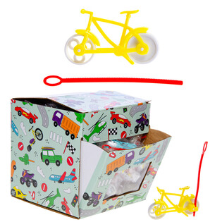 BICICLETA CON CORD&Oacute;N - EN EXPOSITOR (56 uds.)