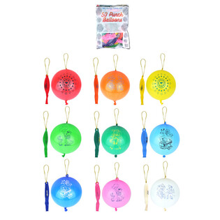 GLOBOS PUNCH BALL MIX DISEÑOS (50 uds.)