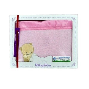 MANTA DE FORRO POLAR BABY BOW - ROSA