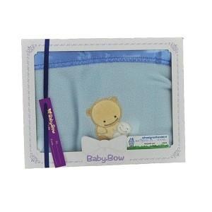 Manta Polar de Beb&eacute; Baby Bow - Azul